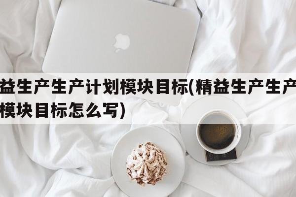 精益生产生产计划模块目标(精益生产生产计划模块目标怎么写)